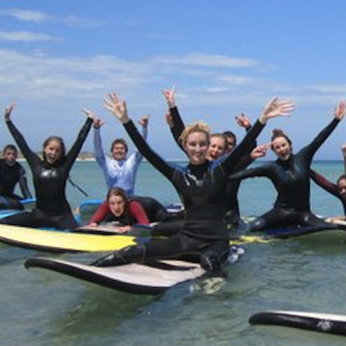 Del Mar Surf Lesson Birthday Party